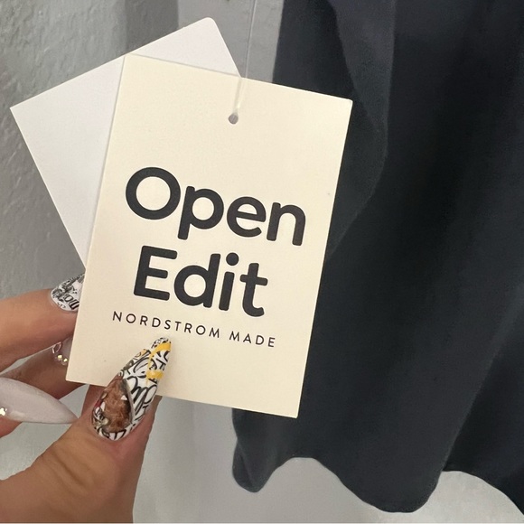 Open Edit Grey Blue crewneck short sleeve - Picture 5 of 12